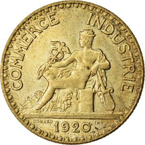 ڶ/ʼݾڽա ƥ    [̵] [#874441] Coin, France, Chambre de commerce, 2 Francs, 1920, Paris, AU(50-53)