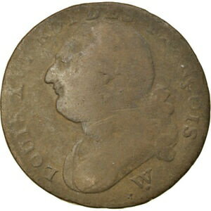 yɔi/iۏ؏tz AeB[NRC RC   [] [#892690] Coin, France, Louis XVI, 12 Deniers, 1792, Arras, VF(20-25), Bronze