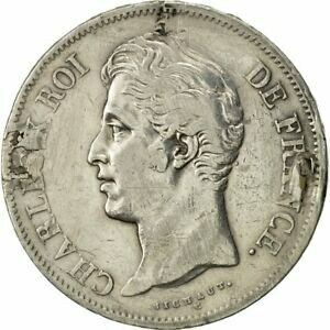 ڶ/ʼݾڽա ƥ    [̵] [#471354] France, Charles X, 5 Francs, 1830, Paris, VF(20-25), Silver, KM:727