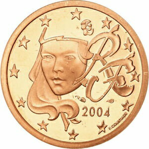 yɔi/iۏ؏tz AeB[NRC RC   [] [#753885] France, 5 Euro Cent, 2004, Proof, MS(65-70), Copper Plated Steel