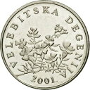 yɔi/iۏ؏tz AeB[NRC RC   [] [#438867] Coin, Croatia, 50 Lipa, 2001, EF(40-45), Nickel plated steel, KM:8