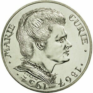 【極美品/品質保証書付】 アンティークコイン コイン 金貨 銀貨 [送料無料] [#462229] Coin, France, Marie Curie, 100 Francs, 1984, Paris, MS(65-70), Silver