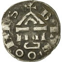  アンティークコイン コイン 金貨 銀貨   Coin, France, Anonymous, Denarius, Lons-le-Saunier, EF(40-45), Silver