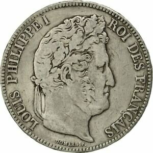 【極美品/品質保証書付】 アンティークコイン コイン 金貨 銀貨 [送料無料] [#452747] France, Louis-Philippe, 5 Francs, 1836, Bordeaux, VF(30-35), Silver