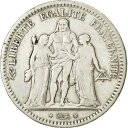  アンティークコイン コイン 金貨 銀貨   France, Hercule, 5 Francs, 1848, Strasbourg, VF(30-35), Silver