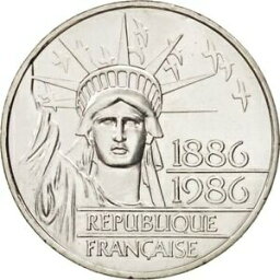 【極美品/品質保証書付】 アンティークコイン コイン 金貨 銀貨 [送料無料] [#19680] France, 100 Francs, 1986, MS(63), Silver, KM:P972, Gadoury:901p