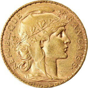  アンティークコイン コイン 金貨 銀貨   Coin, France, Marianne, 20 Francs, 1901, Paris, AU(50-53), Gold
