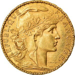  アンティークコイン コイン 金貨 銀貨   Coin, France, Marianne, 20 Francs, 1901, Paris, AU(55-58), Gold