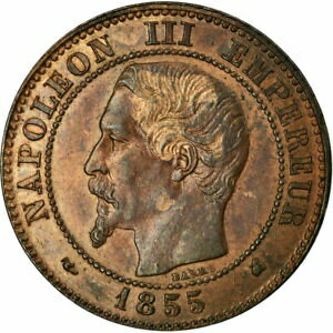 ڶ/ʼݾڽա ƥ Ų [#458006] Coin, France, Napoleon III, 2 Centimes, 1855, Bordeaux, AU(50-53), KM [̵] #ocf-wr-3268-1826