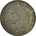  アンティークコイン コイン 金貨 銀貨   France, 5 Centimes, 1861, Strasbourg, EF(40-45), Bronze, KM:797.2