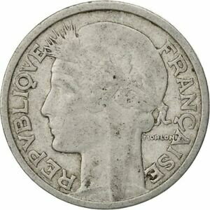 【極美品/品質保証書付】 アンティークコイン コイン 金貨 銀貨 [送料無料] [#522423] France, Morlon, 2 Francs, 1948, Paris, VF(30-35), Aluminum, KM:886a.1