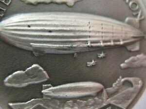 【極美品/品質保証書付】 アンティークコイン 1+OZ. LONGINES STERLING SILVER GOODYEAR DIRIGIBLE 1933 MACON & AKRON COIN+GOLD [送料無料] #ccf-wr-3279-45