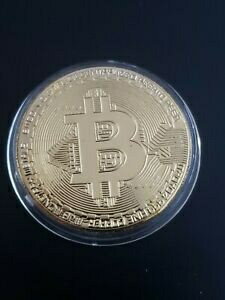  アンティークコイン コイン 金貨 銀貨  1x Bitcoin Rare 1 oz .999 Pure Solid Gold Plated Coin Collectiable