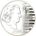 yɔi/iۏ؏tz AeB[NRC RC   [] [#893311] France, 1-1/2 Euro, Fryderyk Chopin, 2005, Paris, Proof, MS(65-70)