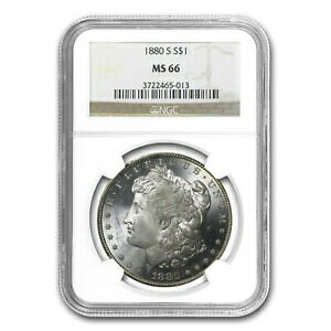 ڶ/ʼݾڽա ƥ    [̵] 1880-S Morgan Dollar MS-66 NGC