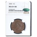 1833 ラージ セント MS-65+ NGC CAC (ブラウン) - SKU#219270 #oot-wr-3296-1845 1833 Large Cent MS-65+ NGC CAC (Brown) - SKU#219270 #oot-wr-3296-1845