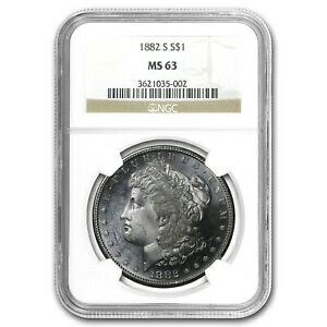 ڶ/ʼݾڽա ƥ Ų 1882-S Morgan Dollar MS-63 NGC [̵] #oot-wr-3296-1995