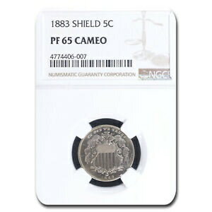  アンティークコイン コイン 金貨 銀貨  1883 Shield Nickel PF-65 Cameo NGC - SKU#214630