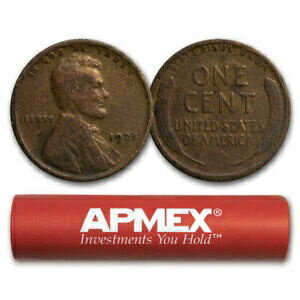  アンティークコイン コイン 金貨 銀貨  1925 Lincoln Cent 50-Coin Roll Avg Circ - SKU#213929