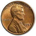 【極美品/品質保証書付】 アンティークコイン コイン 金貨 銀貨 [送料無料] 1957 Lincoln Cent BU (Red) - SKU#9867