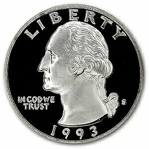 ڶ/ʼݾڽա ƥ    [̵] 1993-S Clad Washington Quarter Gem Proof - SKU#6565