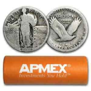 ڶ/ʼݾڽա ƥ    [̵] 90% Silver Standing Liberty Quarters 40-Coin Roll (w/Dates) - SKU #11168