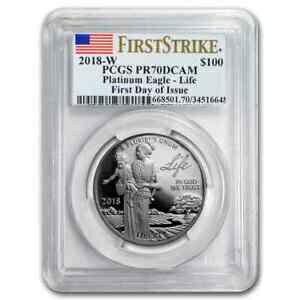  アンティークコイン プラチナ 2018-W 1 oz Proof Platinum American Eagle PR-70 PCGS (First Day) - SKU#202079  #pot-wr-3296-616