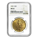 【極美品/品質保証書付】 アンティークコイン 金貨 1923 $20 Saint-Gaudens Gold Double Eagle MS-62 NGC - SKU#10621 [送料無料] #got-wr-3296-665