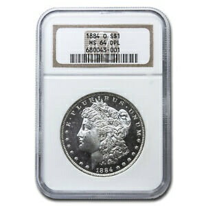  アンティークコイン コイン 金貨 銀貨  1884-O Morgan Dollar MS-64 DPL NGC - SKU#204789