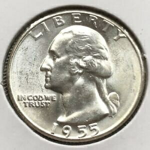 ڶ/ʼݾڽա ƥ    [̵] 1955 Washington Quarter 25c Hi...