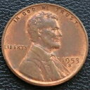 【極美品/品質保証書付】 アンティークコイン 硬貨 1953 S Wheat Penny Lincoln Cent 1c High Grade UNC #270...