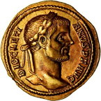 【極美品/品質保証書付】 [#489297] Coin, Diocletian, Aureus, 289-290, Treveri, Gold