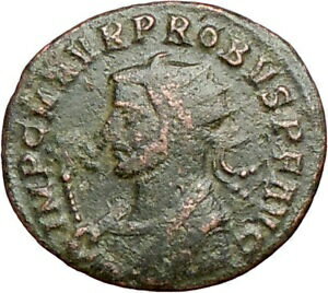 ڶ/ʼݾڽա ƥ Ų PROBUS 280AD Authentic Ancient Roman Coin Sol Sun God Horse quadriga i27296 [̵] #ocf-wr-3301-1352