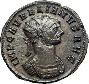 ڶ/ʼݾڽա ƥ    [̵] AURELIAN 270AD Silvered Ancient Roman Coin Marital harmony Concordia i73501