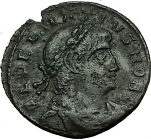  アンティークコイン コイン 金貨 銀貨  DELMATIUS 337AD Thessalonica Authentic Ancient Roman Coin LEGION SOLDIERS i65543