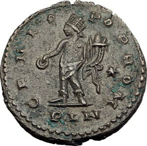 ڶ/ʼݾڽա ƥ    [̵] MAXIMINUS II Daia 311AD Londinium London Mint Ancient Roman Coin GENIUS i64033