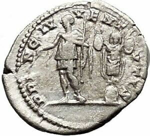 ڶ/ʼݾڽա ƥ    [̵] GETA as Caesar 200AD Silver Authentic Ancient Roman Coin Trophy i51125