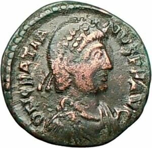 ڶ/ʼݾڽա ƥ    [̵] Gratian 378AD Ancient Roman Coin Wreath Possibly Unpublished i27980