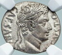 【極美品/品質保証書付】 アンティークコイン 銀貨 Augustus Authentic Ancient 18BC Silver Roman Coin w HORSE CHARIOT NGC i87802 送料無料 sct-wr-3301-445