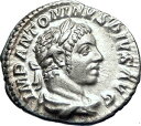 【極美品/品質保証書付】 アンティークコイン コイン 金貨 銀貨 [送料無料] ELAGABALUS 220AD Rome Authentic Ancient Silver Roman Coin Victory Nike 73555