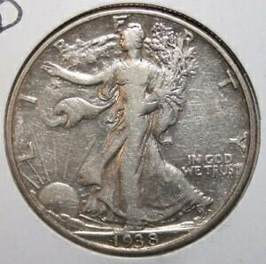 ڶ/ʼݾڽա ƥ  1938-D Walking Liberty Silver Half Dollar VB15 [̵] #sof-wr-3306-2952