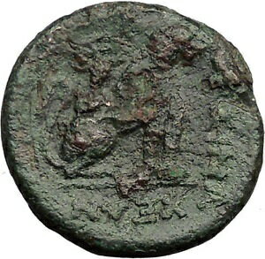 ڶ/ʼݾڽա ƥ    [̵] Lysimacheia in Thrace 309BC Ancient Greek Coin LION APOLLO Healer God i31858