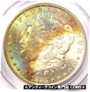 ڶ/ʼݾڽա ƥ    [̵] 1883-O Toned Morgan Silver Dollar $1 - PCGS MS65 - Nice Rainbow Toning!