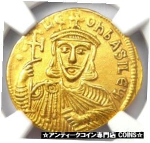 【極美品/品質保証書付】 アンティークコイン 金貨 Leo V the Armenian and Constantine AV Solidus Gold Coin 813-820 AD - NGC AU [送料無料] #gct-wr-3358-1335