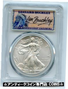 yɔi/iۏ؏tz AeB[NRC RC   [] 2013 (S) $1 American Silver Eagle Dollar 1oz PCGS MS70 Leonard Buckley