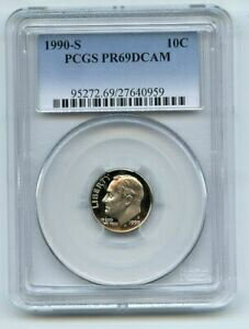 ڶ/ʼݾڽա ƥ    [̵] 1990 S 10C Roosevelt Dime Proof PCGS PR69DCAM