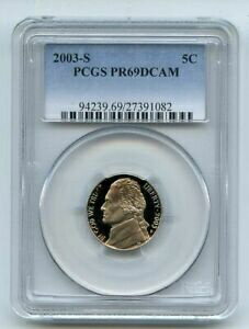 ڶ/ʼݾڽա ƥ Ų 2003 S 5C Jefferson Nickel PCGS PR69DCAM [̵] #oot-wr-3361-2123