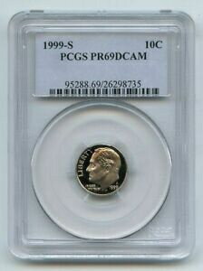 ڶ/ʼݾڽա ƥ Ų 1999 S 10C Clad Roosevelt Dime PCGS PR69DCAM [̵] #oot-wr-3361-2589