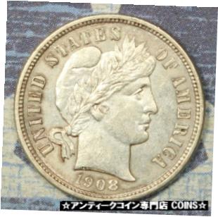 ڶ/ʼݾڽա ƥ    [̵] 1908-D Barber Silver Dime Collector Coin FREE SHIPPING