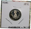 【極美品/品質保証書付】 アンティークコイン 硬貨 1972 BAHAMAS 5 CENT NICKEL PROOF COLLECTOR COIN. FREE ...